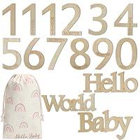 Algopix Similar Product 6 - Burbell 15 Pcs Baby Milestone Numbers