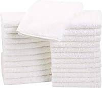 Algopix Similar Product 7 - Amazon Basics 100 Cotton Washcloths