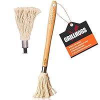 Algopix Similar Product 12 - GRILLHOGS 18 Basting Mop  BBQ Mop