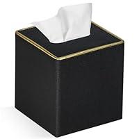 Algopix Similar Product 8 - GOLRANLYE Tissue Box Cover Square PU