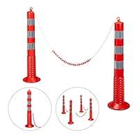 Algopix Similar Product 13 - Relaxdays 2 Flexible Parking Posts