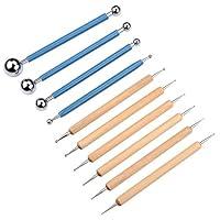 Algopix Similar Product 15 - Meuxan 10 Piece Dotting Tools Ball