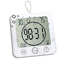 Algopix Similar Product 4 - Waterproof Bathroom Clock and Timer for