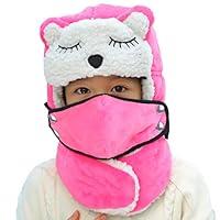 Algopix Similar Product 10 - Cartoon Winter Hats Ski Cap for Kids