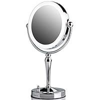 Algopix Similar Product 1 - Ovente Lighted Makeup Mirror Tabletop