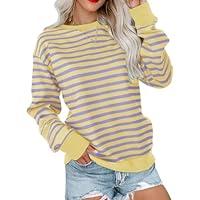 Algopix Similar Product 1 - YZYZGGZ Womens Striped Oversized