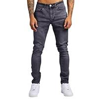 Algopix Similar Product 10 - Light Washed Jeans Men Jeans for Man