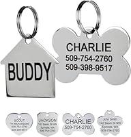 Algopix Similar Product 13 - YINFEIAI Stainless Steel Pet ID Tags