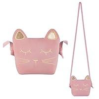 Algopix Similar Product 9 - Deoot Little Girls Purses Pink Cute Cat