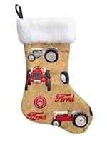 Algopix Similar Product 16 - Ford Tractor Christmas Stocking, tan