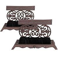 Algopix Similar Product 16 - Cast Iron Scrollwork Boot Scrapers with