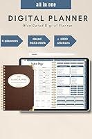 Algopix Similar Product 19 - Blue Dated Digital Planner 2023-2024