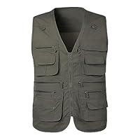 Algopix Similar Product 20 - White Vest for Men Fishing Vests for