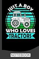 Algopix Similar Product 12 - Just A Boy Who Loves Tractors Vintage