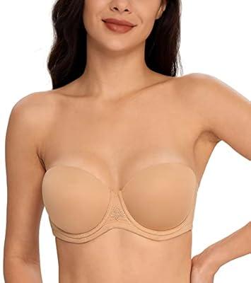 Best Deal for HACI Women's Full Figure Strapless Bra Multiway Coverage