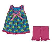 Algopix Similar Product 10 - KicKee Pants Little Girls Print Swing