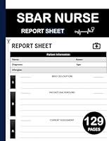 Algopix Similar Product 4 - Sbar Nurse Report Sheet Notebook A