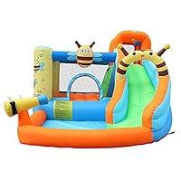 Algopix Similar Product 15 - IIPOSAQQ Bees Water Slide Inflatable