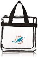 Algopix Similar Product 18 - Miami Dolphins Clear Messenger Bag