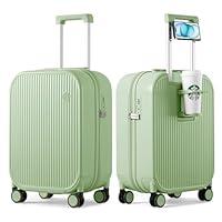 Algopix Similar Product 16 - mixi Luggage with Cup Phone Holder Hard