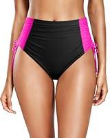 Algopix Similar Product 4 - Holipick Women Black Pink High Waisted