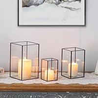 Algopix Similar Product 6 - Glasseam Glass Hurricane Candle Holder