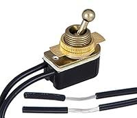 Algopix Similar Product 7 - B&P Lamp On-Off Brass Toggle Switch