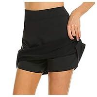 Algopix Similar Product 17 - Womens Active Lightweight Skirt Solid