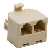 Algopix Similar Product 6 - Cmple  Duplex Jack Adapter Ivory