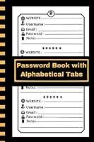 Algopix Similar Product 5 - Password Book with Alphabetical Tabs