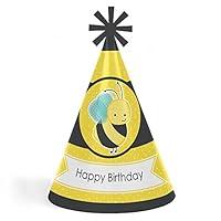 Algopix Similar Product 20 - Honey Bee  Cone Happy Birthday Party