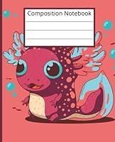 Algopix Similar Product 6 - Composition Notebook Axolotl Cute