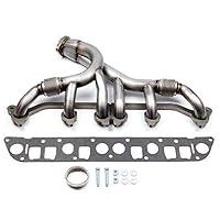 Algopix Similar Product 12 - cciyu SS Exhaust Manifold Kit Fits