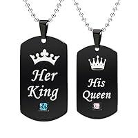 Algopix Similar Product 2 - Gagafeel Couple Necklace His Hers