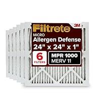 Algopix Similar Product 8 - Filtrete 24x24x1 AC Furnace Air Filter