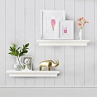 Algopix Similar Product 10 - AHDECOR White Floating Shelves Wall