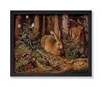 Algopix Similar Product 6 - Monem Art Vintage A Hare in the Forest