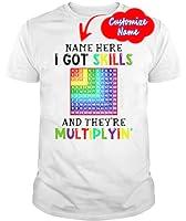 Algopix Similar Product 13 - Math Teacher Shirts I Got Skills