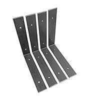 Algopix Similar Product 17 - 4 Pack  Angle Shelf Bracket Iron