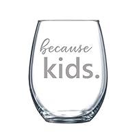 Algopix Similar Product 6 - Because Kids Funny Gift Laser Etched