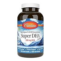 Algopix Similar Product 19 - Carlson Labs  Super DHA 500 mg  180