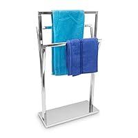 Algopix Similar Product 14 - Relaxdays Towel Holder Stainless Steel