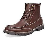 Algopix Similar Product 9 - Bruno Marc Mens Dark Brown Oxford