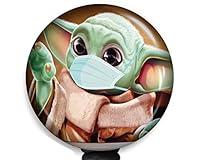 Algopix Similar Product 16 - Baby Yoda Mask Badge Reel