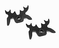 Algopix Similar Product 17 - HONBAY 2pcs Black Plastic Moosehead