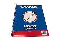 Algopix Similar Product 16 - Cannon Sports Men's Lacrosse Scorebook
