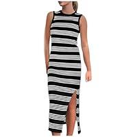 Algopix Similar Product 4 - AGWOLF Casual Dresses for Women Striped
