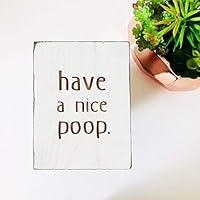 Algopix Similar Product 5 - Etch  Ember Funny Bathroom Signs 