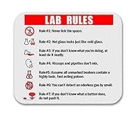 Algopix Similar Product 12 - Lab Rules Funny Computer Mouse Pad