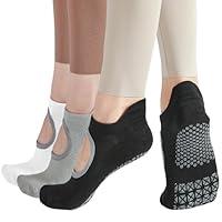 Algopix Similar Product 8 - YAGAXI Non Slip Yoga Socks for Women 